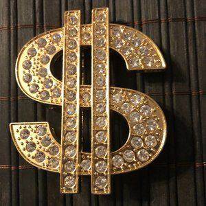 WOMEN'S BROACH__ FOR THE LOVE OF MONEY>>>